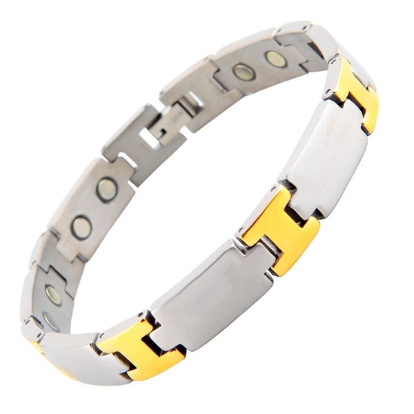 Men's Titanium Magnetic Bracelet - Arthritis Relief - 8483