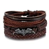 Michris Vintage Leather Bracelet - Woven Bracelet