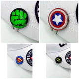 Superheroes Hat Clip Ball Marker