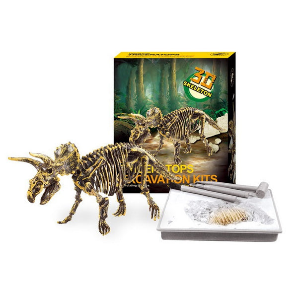 Dinosaur Skeleton 3D Dino Fossil Bones Excavation Science Kit
